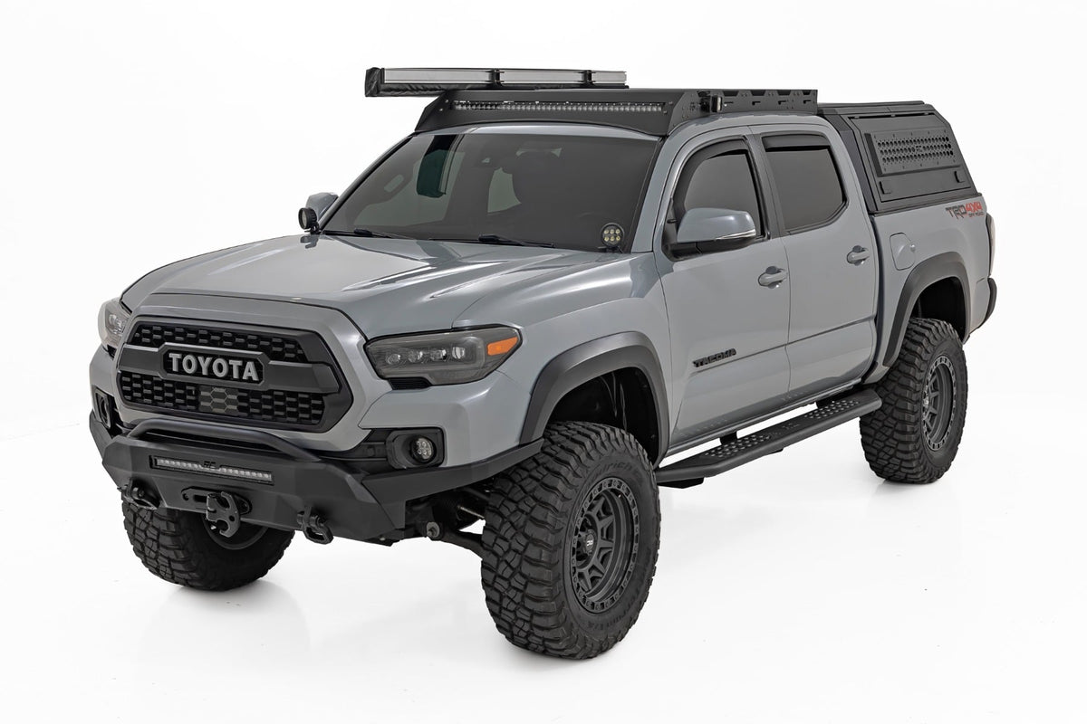 Rough Country 73406 Truck Bed Cap | Modular | 5' Bed | Toyota Tacoma 2WD/4WD (2016-2023) - Studio View 2