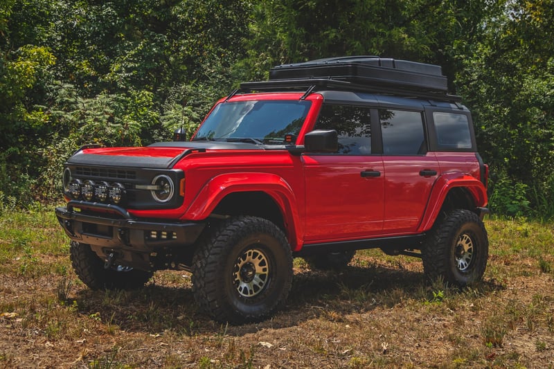 RC Hood Scoop | JS Iconic Silver | Ford Bronco 4WD (2021-2026) (manufacturer page)