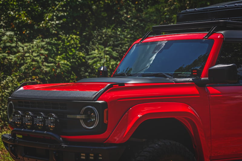 RC Hood Scoop | G4 Azure Gray | Ford Bronco 4WD (2021-2026) (manufacturer page)