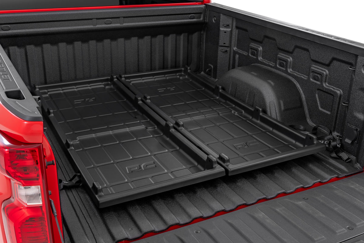 Slide-Out Truck Bed Cargo Trays | Fits 5'7"-6'4" Beds | Easy Tailgate Access - Cargo Management (Image 4 of 6)