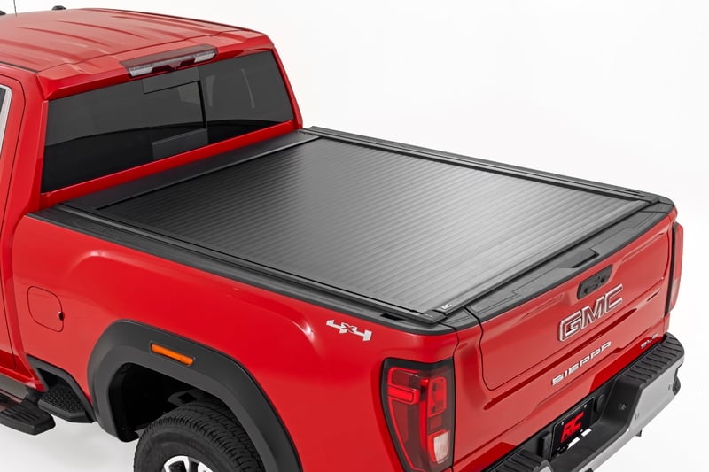RC Powered Retractable Bed Cover | 6'9" Bed | Chevy/GMC 2500HD/3500HD (20-26) (manufacturer page)