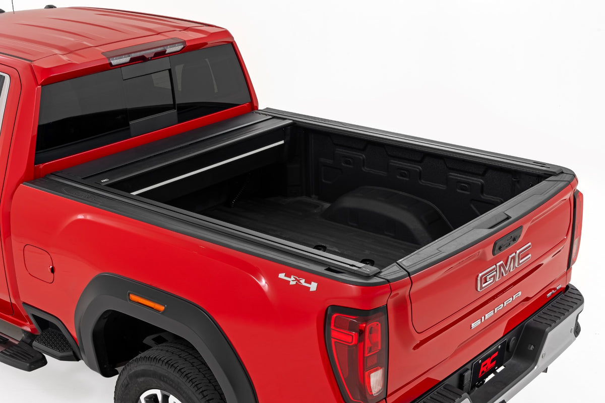 Rough Country 51210690 Powered Retractable Bed Cover | 6'9" Bed | Chevy/GMC 2500HD/3500HD (20-26) - Image 2