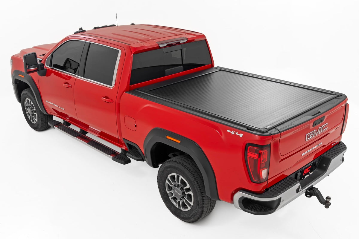 Powered Retractable Bed Cover | 6'9" Bed | Chevy/GMC 2500HD/3500HD (20-26) - Bed Covers (Image 3 of 6)