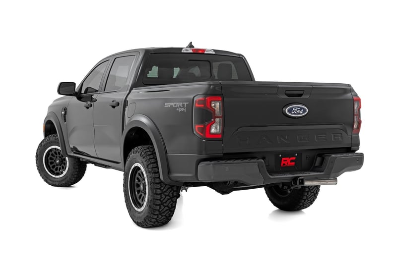 RC Sport Fender Flares | G1 Absolute Black | Ford Ranger 2WD/4WD (2024-2026) (manufacturer page)