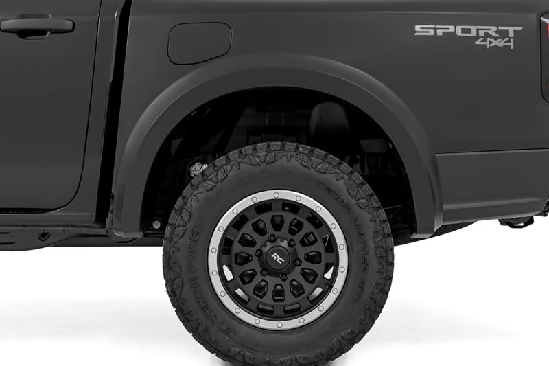 RC Sport Fender Flares | M7 Carbonized Gray | Ford Ranger 2WD/4WD (2024-2026) (manufacturer page)