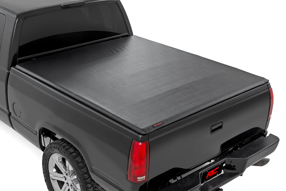 Rough Country 42288650 Soft Roll Up Bed Cover | 6'7" Bed | Chevy/GMC 1500 (00-06 & Classic) - Image 1
