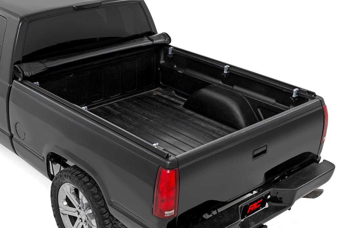 Rough Country 42288650 Soft Roll Up Bed Cover | 6'7" Bed | Chevy/GMC 1500 (00-06 & Classic) - Image 2