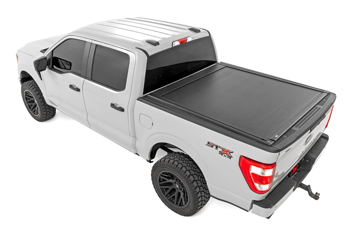Powered Retractable Bed Cover | 5'7" Bed | Ford F-150 (15-26)/F-150 Lightning (22-26) - Bed Covers (Image 3 of 6)