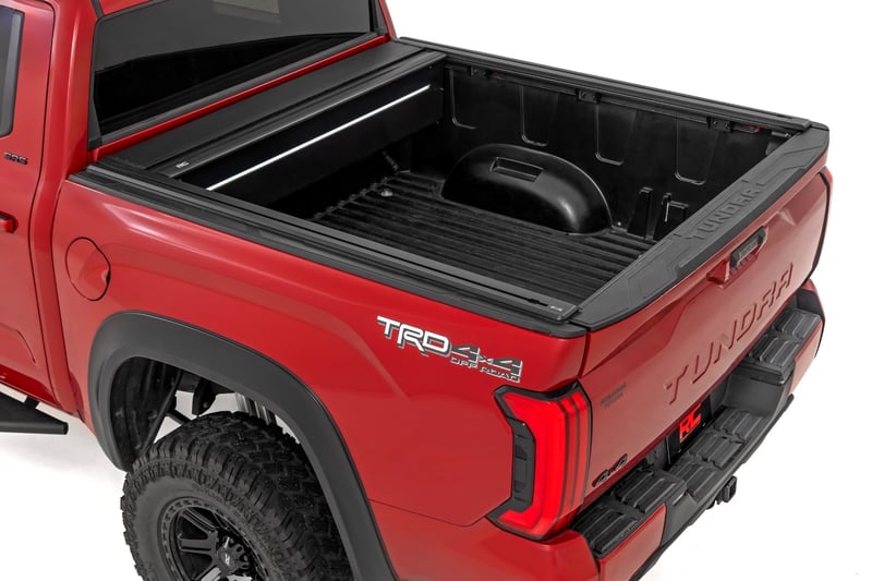 RC Powered Retractable Bed Cover | 5'7" Bed | Toyota Tundra 2WD/4WD (2022-2026) (manufacturer page)