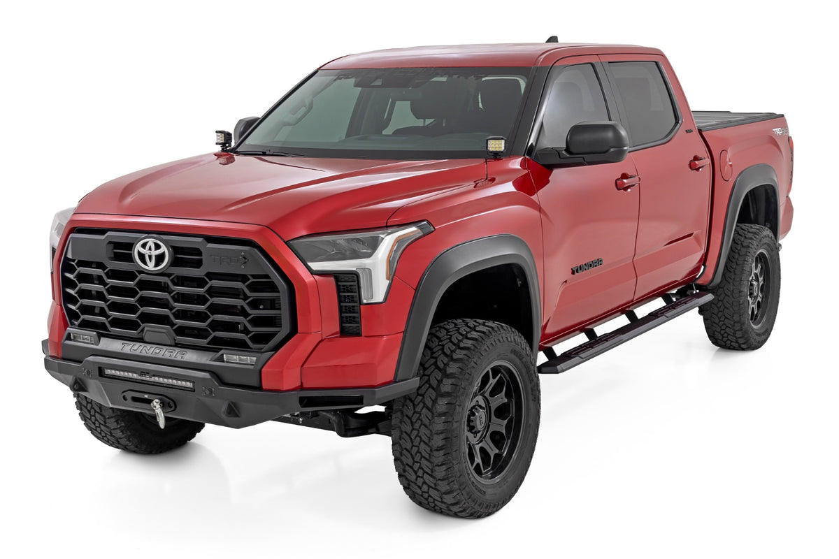 Rough Country 95000 TR2 Running Boards | CrewMax | Toyota Tundra 2WD/4WD (2022-2026) - Studio View 2