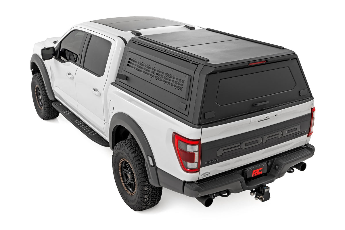 Rough Country RC-73400 Truck Bed Cap | Modular | 5'7" Bed | Ford F-150 2WD/4WD (2021-2026)