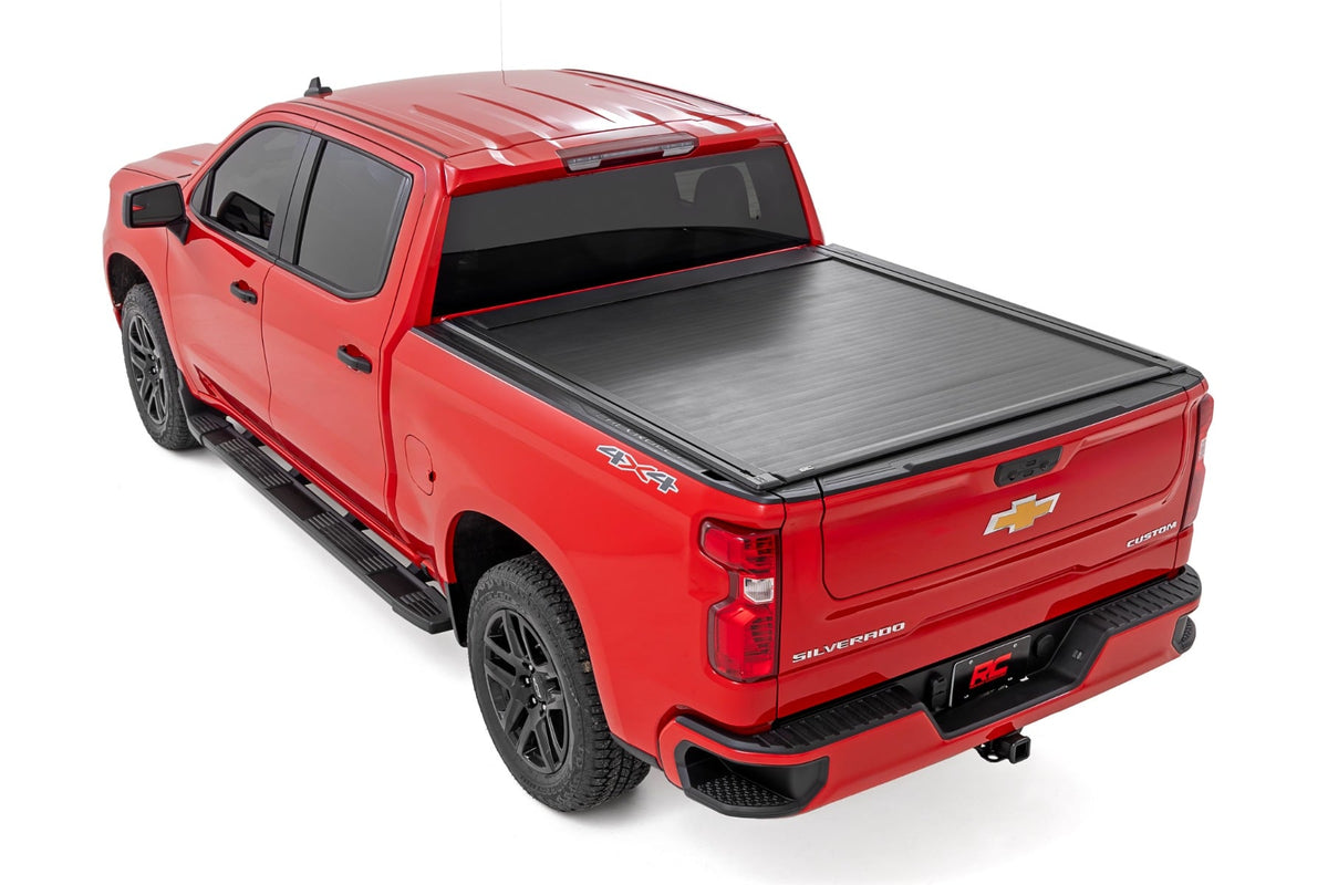 Powered Retractable Bed Cover | 5'10" Bed | Chevy/GMC Sierra 1500 (19-26)/Silverado 1500 (19-26) - Bed Covers (Image 3 of 6)