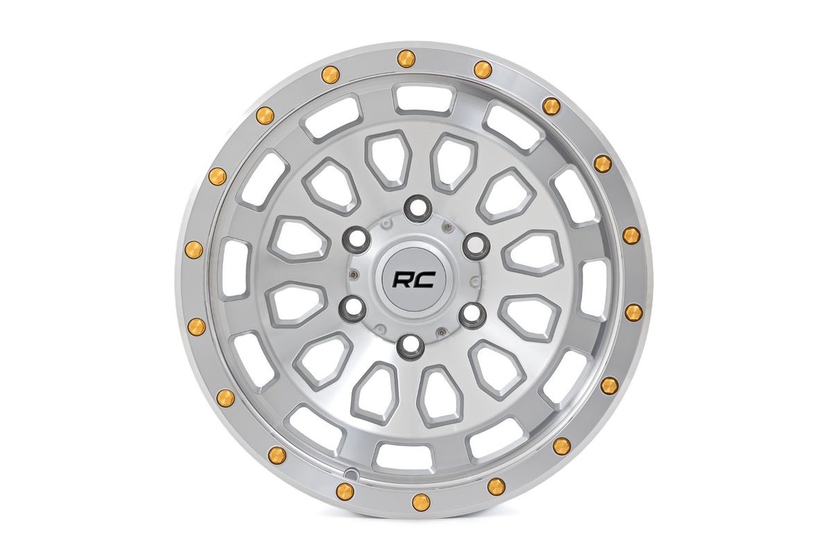 Rough Country 87 Series Wheel | Simulated Beadlock | Full Machine | 17x8.5 | 6x5.5 | +0mm - RC Wheels (Image 2 of 6)