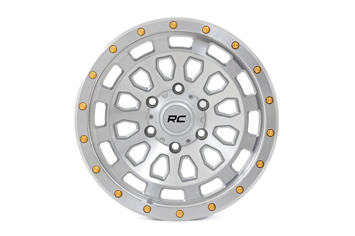 Rough Country 87 Series Wheel | Simulated Beadlock | Full Machine | 17x8.5 | 6x5.5 | +0mm - RC Wheels (Image 2 of 6)