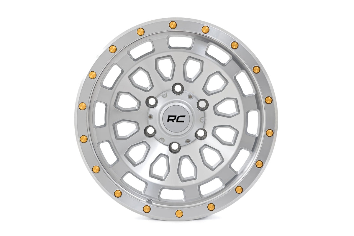 Rough Country 87 Series Wheel | Simulated Beadlock | Full Machine | 17x8.5 | 5x5 | +0mm - RC Wheels (Image 2 of 6)