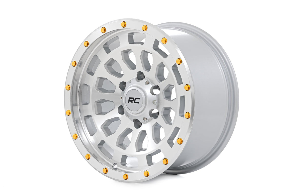 Rough Country 87 Series Wheel | Simulated Beadlock | Full Machine | 17x8.5 | 6x5.5 | +0mm - RC Wheels (Image 1 of 6)