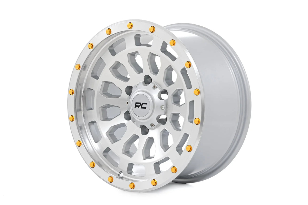 Rough Country 87 Series Wheel | Simulated Beadlock | Full Machine | 17x8.5 | 6x5.5 | +0mm - RC Wheels (Image 1 of 6)