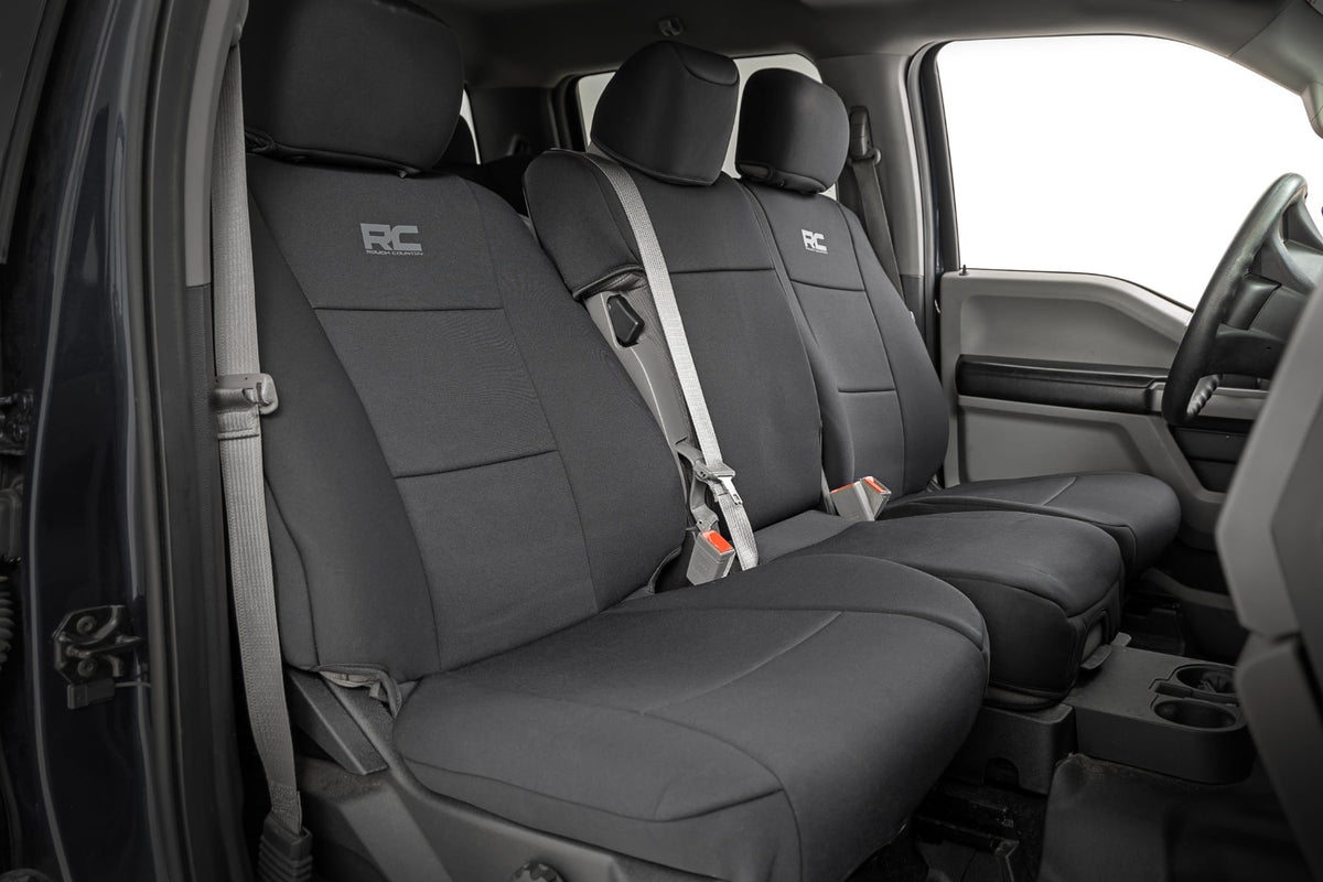 Seat Covers | FR Bench and RR Bench | Ford F-150/Lightning/F-250/F-350  (15-26) - Interior & Mats (Image 1 of 4)