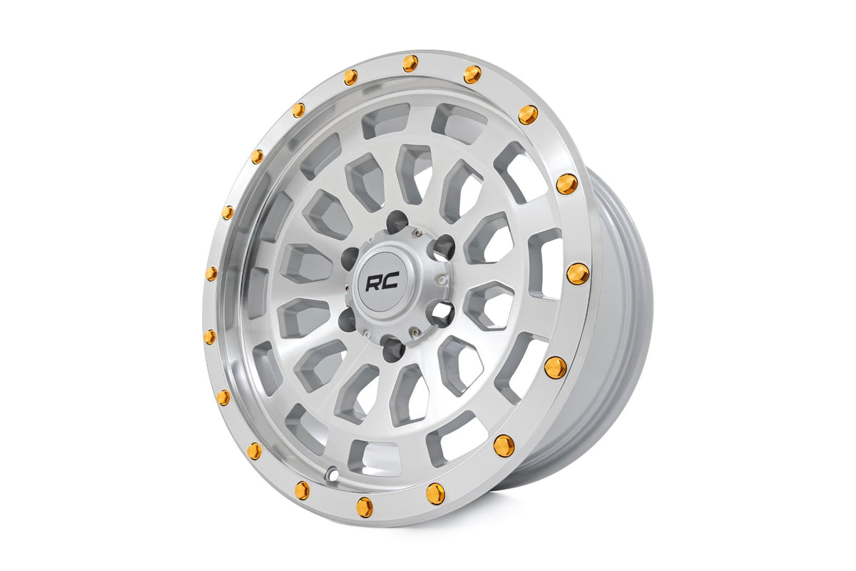Rough Country 87 Series Wheel | Simulated Beadlock | Full Machine | 17x8.5 | 6x5.5 | +0mm - RC Wheels (Image 3 of 6)