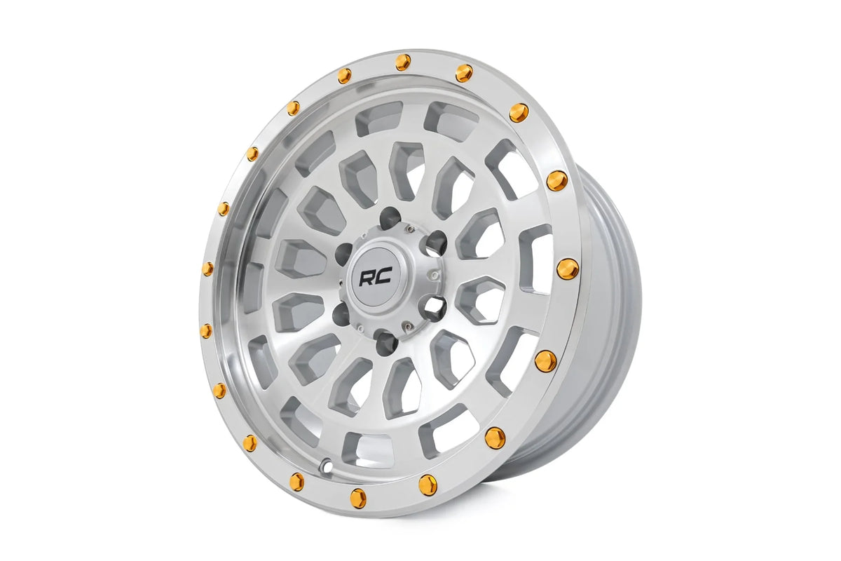 Rough Country 87 Series Wheel | Simulated Beadlock | Full Machine | 17x8.5 | 6x5.5 | +0mm - RC Wheels (Image 3 of 6)