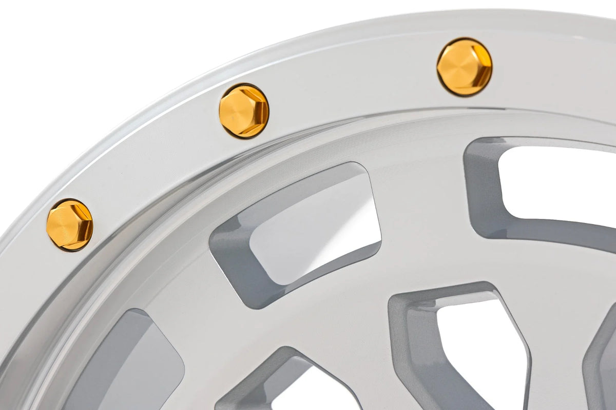 Rough Country 87 Series Wheel | Simulated Beadlock | Full Machine | 17x8.5 | 6x5.5 | +0mm - RC Wheels (Image 6 of 6)