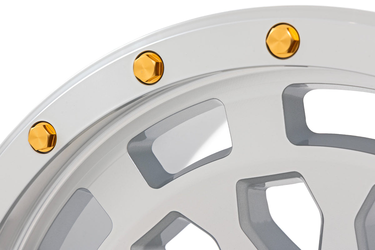 Rough Country 87 Series Wheel | Simulated Beadlock | Full Machine | 17x8.5 | 5x5 | +0mm - RC Wheels (Image 6 of 6)