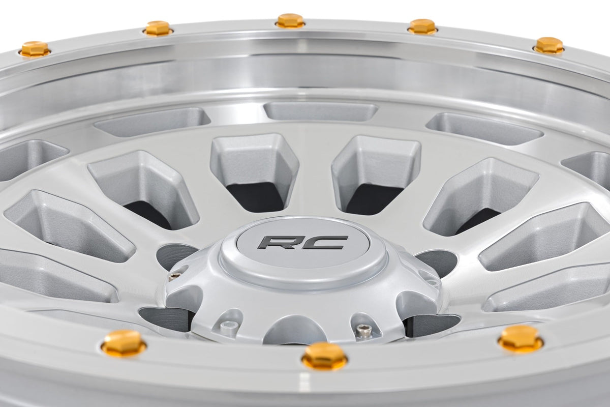 Rough Country 87 Series Wheel | Simulated Beadlock | Full Machine | 17x8.5 | 6x5.5 | +0mm - RC Wheels (Image 5 of 6)