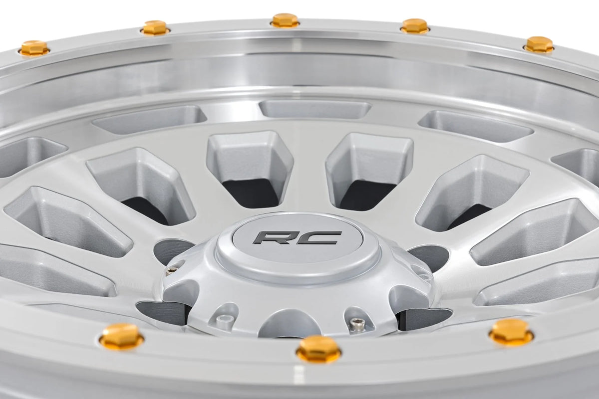 Rough Country 87 Series Wheel | Simulated Beadlock | Full Machine | 17x8.5 | 6x5.5 | +0mm - RC Wheels (Image 5 of 6)