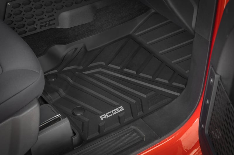RC Floor Mats | Front & Rear | Ford Bronco 4WD (2021-2026) (manufacturer page)