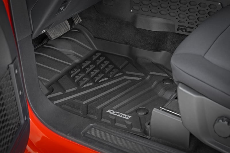 RC Floor Mats | Front & Rear | Ford Bronco 4WD (2021-2026) (manufacturer page)