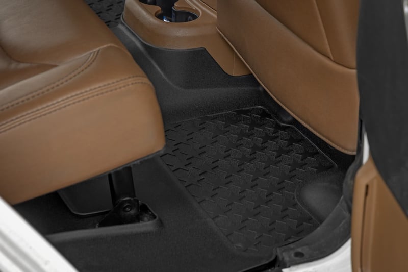 RC Floor Mats | FR & RR | 4 Door | Jeep Wrangler Unlimited 4WD (2014-2018) (manufacturer page)