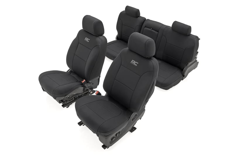 RC Seat Covers | FR Bucket & RR 60/40 Bench | Chevy/GMC 2500HD/3500HD (14-26) (manufacturer page)