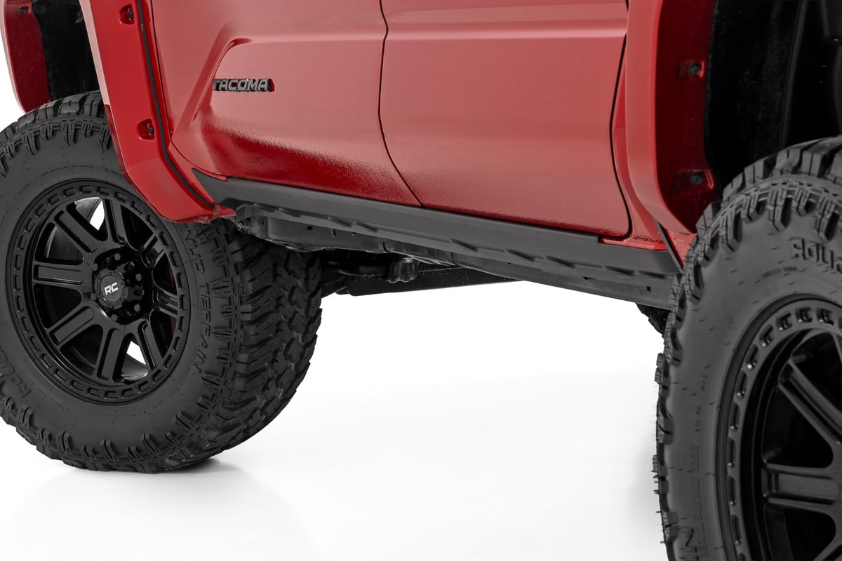 Rough Country TC13027 Trail Cladding | Rocker Guard Plates | Toyota Tacoma 2WD/4WD (2024-2026) - Studio View 2
