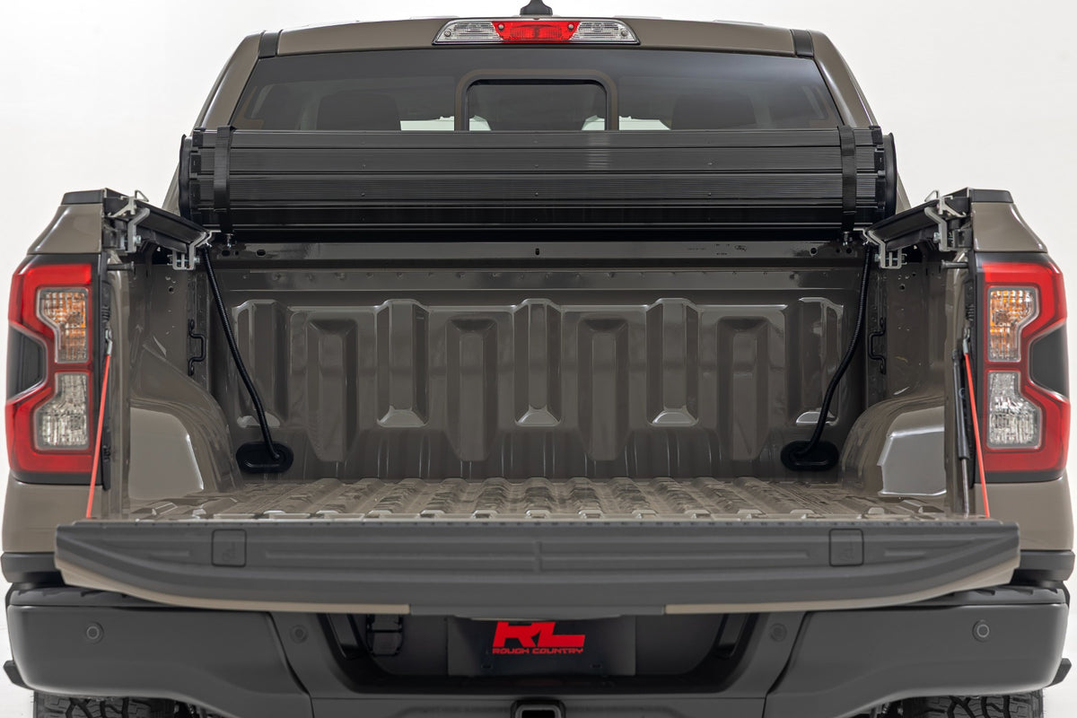 Rough Country 50210520 Hard Roll Up Bed Cover | 5' Bed | Ford Ranger 2WD/4WD (2024-2026) - Studio View 4