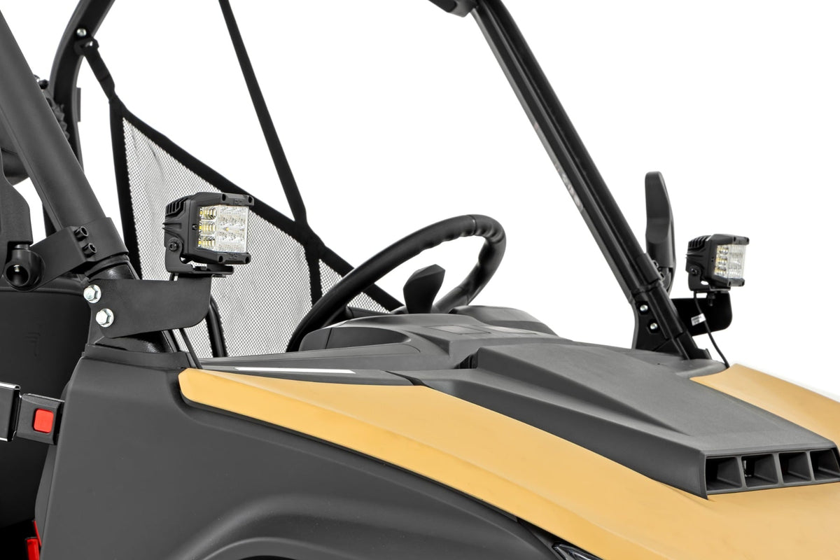 RC LED Light Kit | Front Mount | 2" Black Pair | Amber DRL | Segway 570 F (manufacturer page)