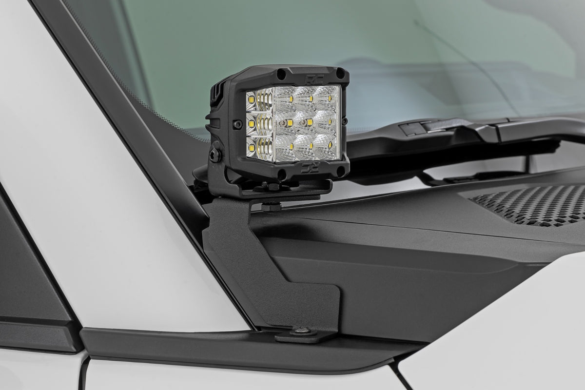 LED Light Kit | Ditch Mount | 2" Black Pair | Amber DRL | Toyota Land Cruiser (24-26) - Lighting & Acc (Image 3 of 6)