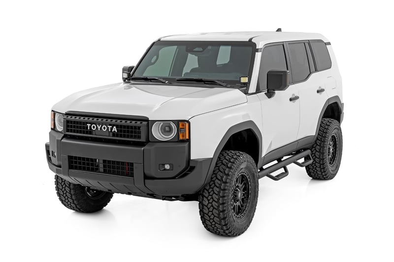 RC LED Light Kit | Ditch Mount | 2" Black Pair | Spot | Toyota Land Cruiser (24-26) (manufacturer page)