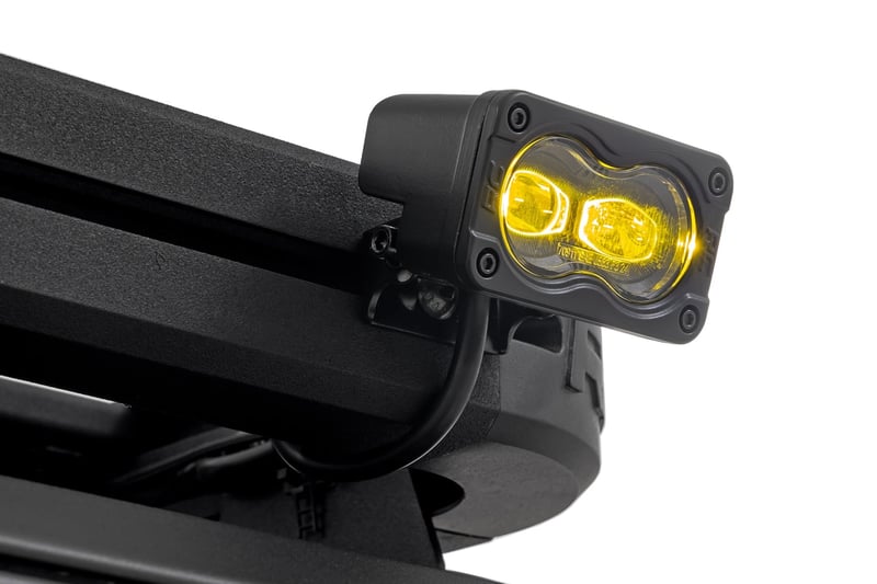 RC 3x1.75 Inch Black Series LED Slim Aux | SAE Fog | Pair (manufacturer page)