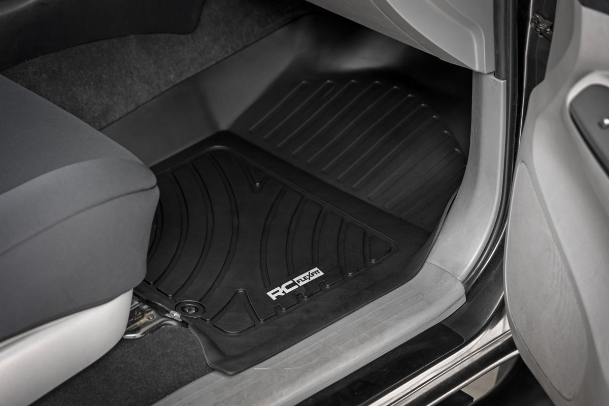 Flex-Fit Floor Mats | Front and Rear | Toyota Tacoma 2WD/4WD (2012-2015) - Interior & Mats (Image 3 of 6)