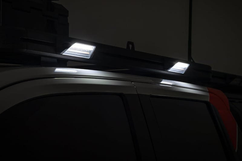 RC 6 Inch LED Angled Light Pods | White/Amber | Pair (manufacturer page)