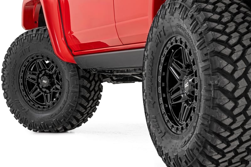 RC 76 Series Wheel | Simulated Beadlock | Gloss Black | 17x9 | 5x5 | -12mm (manufacturer page)