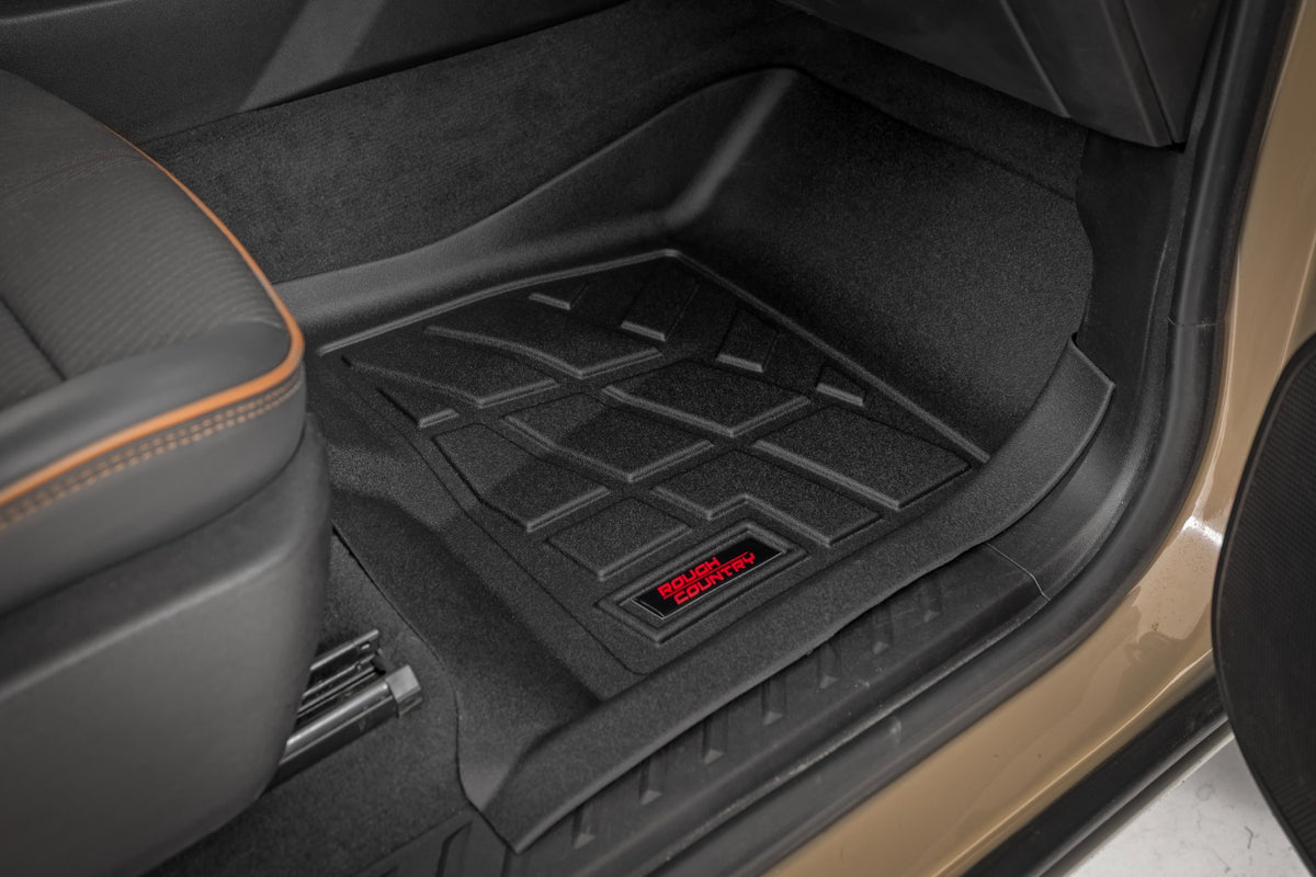 Rough Country SM21312 Sure-Fit Floor Mats | FR | Chevy/GMC Canyon/Colorado 2WD/4WD (2023-2026) - Studio View 3