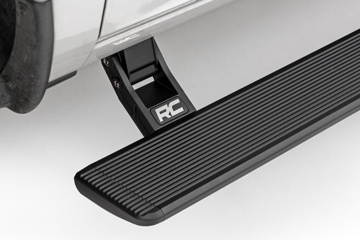 Rough Country ESR050210 Power Running Boards | HT-Series | Quad Cab | Ram 1500 2WD/4WD (2009-2018 & Classic) - Studio View 4