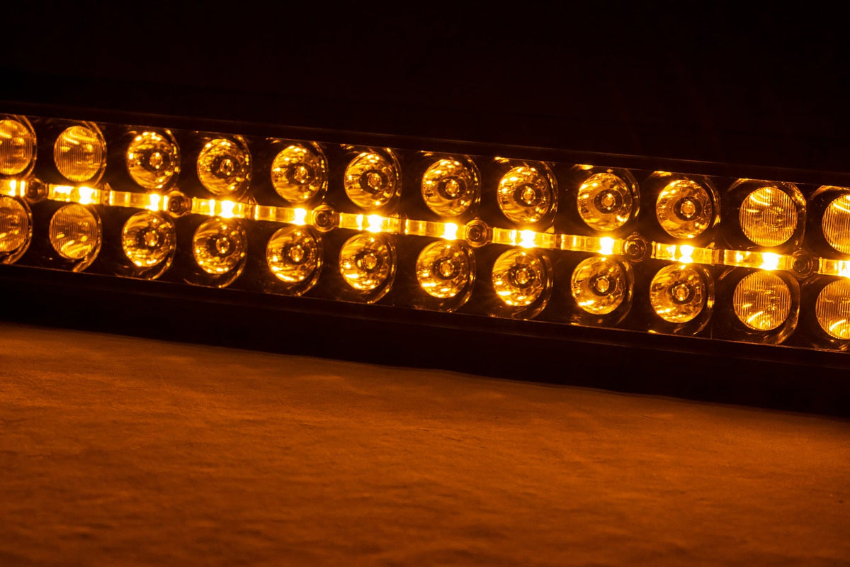 50 Inch Black Series LED Light Bar | Dual Row | Amber DRL - Lighting & Acc (Image 2 of 6)