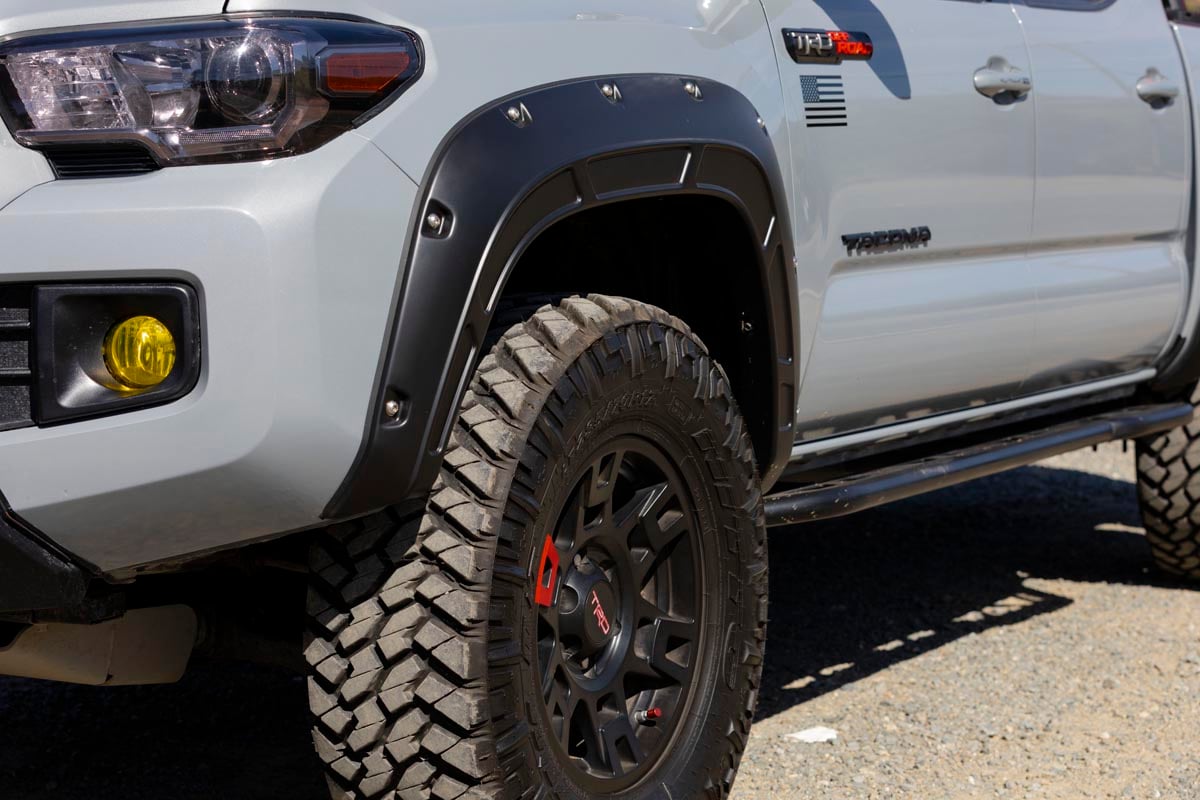 RC Defender Fender Flares | 1J9 Celestial Silver Metallic | Toyota Tacoma (16-23) (manufacturer page)