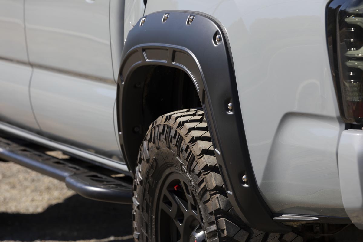 Defender Fender Flares | 1D6 Silver Sky Metallic | Toyota Tacoma (16-23) - Fender Flares (Image 5 of 6)