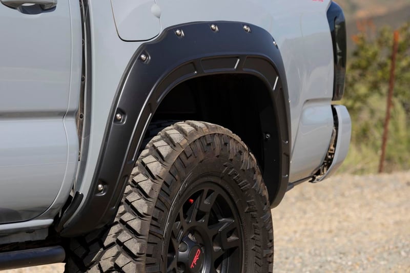 RC Defender Fender Flares | 089 Wind Chill | Toyota Tacoma 2WD/4WD (2016-2023) (manufacturer page)