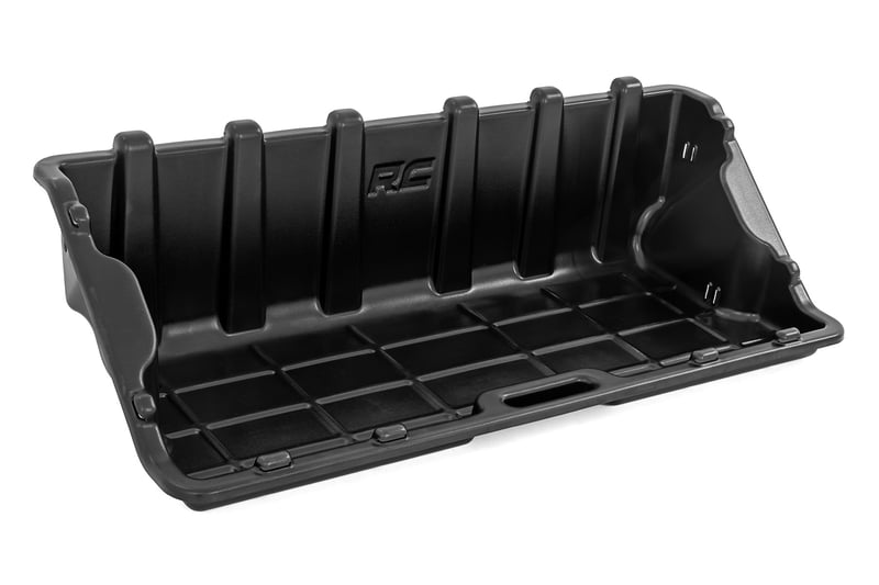RC Truck Bed Cargo Storage Box | Easy Access | 56” Wide | Fits Full-Sized Trucks (manufacturer page)