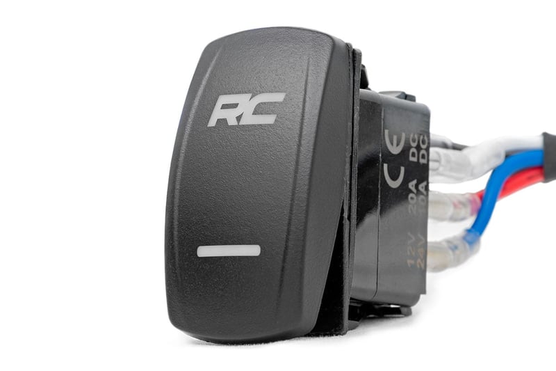 RC 2 Inch Black Series LED Light Pods | Spot | Square | Amber DRL (manufacturer page)