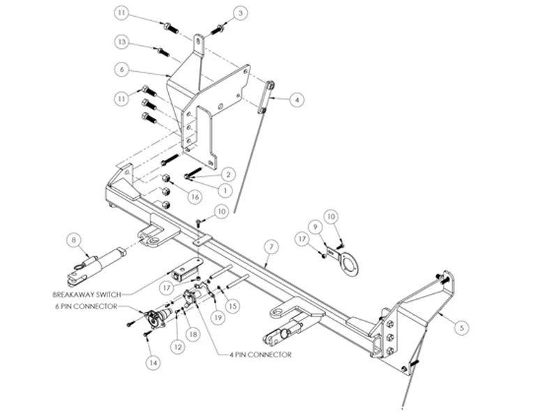 Blue Ox BX2913 22C Ford Maverick Hev Baseplate (Incl Adaptive Cruise Control Shutters & Hybrid) - Image 6